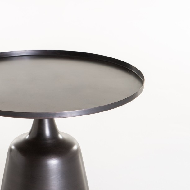 Britt Set Of 2 Tables- Bronze/Brass Antique 8971600114568 Multipurpose Table – Black - Image 4