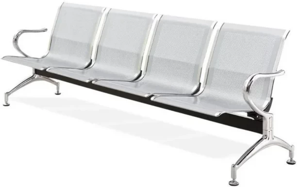 Office/ Steel bench GT044 Office Visitor Chair – Silver - Grey