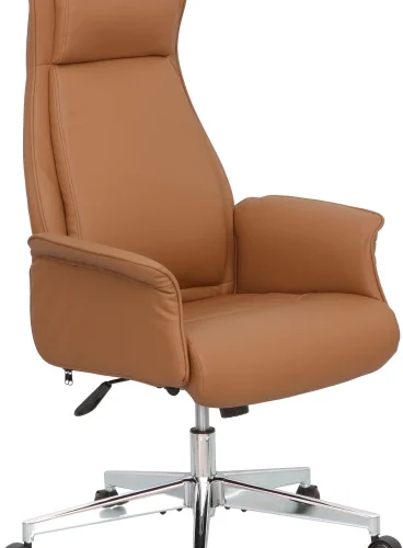 Everfurn Palmer Manager Office High Back Chair – Brown