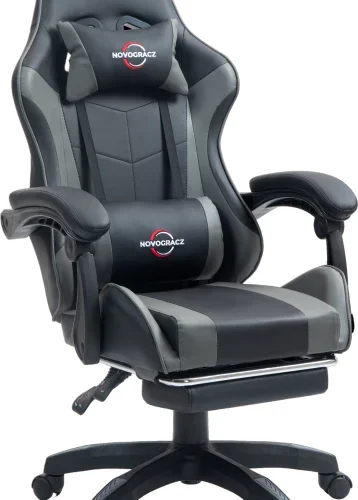 Novogracz eSports X - Pro Gaming Chair - Black with Grey Trim Office Executive Chair