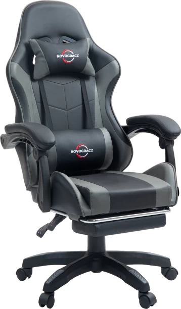 Novogracz eSports X - Pro Gaming Chair - Black with Grey Trim Office Executive Chair