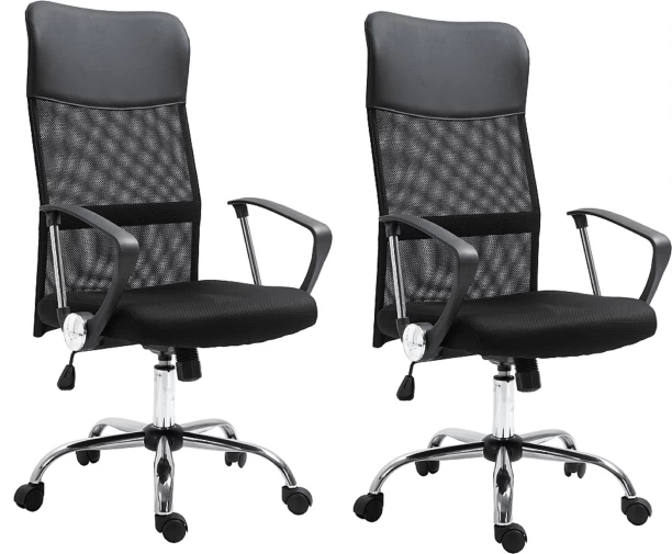 Eay Eay Thing Executive Ergonomic High Back Office Chair - Black set of 2 Office Executive Chair