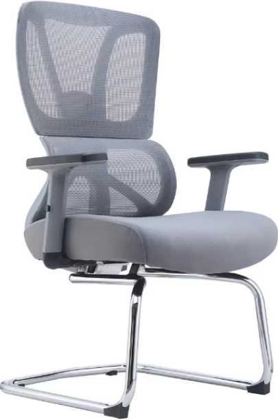 SMTE Office Chair Office Adjustable Arm Chair – Grey