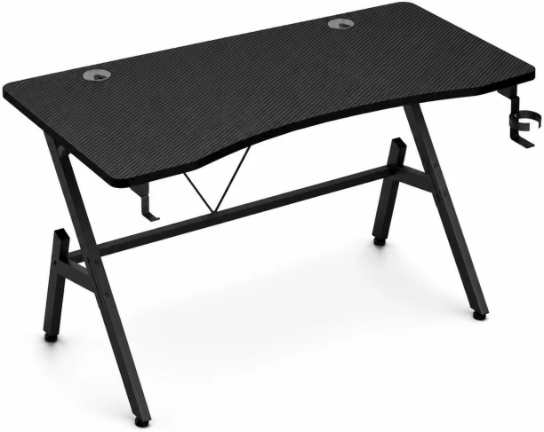 BREBLO computer table desk Solid Wood Computer Desk – Black