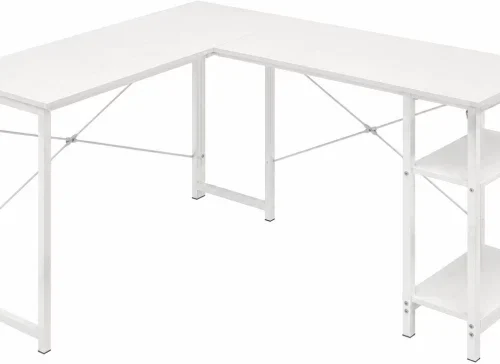 BRENLO yn075 Metal Computer Desk – white