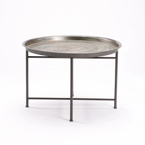 Siza 64cm Round Coffee Table 3697100351473 Multipurpose Table – Grey - Image 2