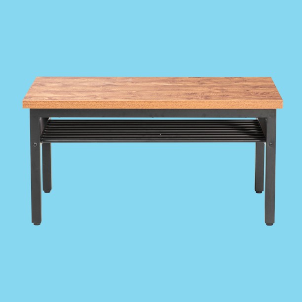 Creative Deco JAVA Modern Coffee Table - 80cm x 45cm - Natural Earth Brown Multipurpose Table - Image 2