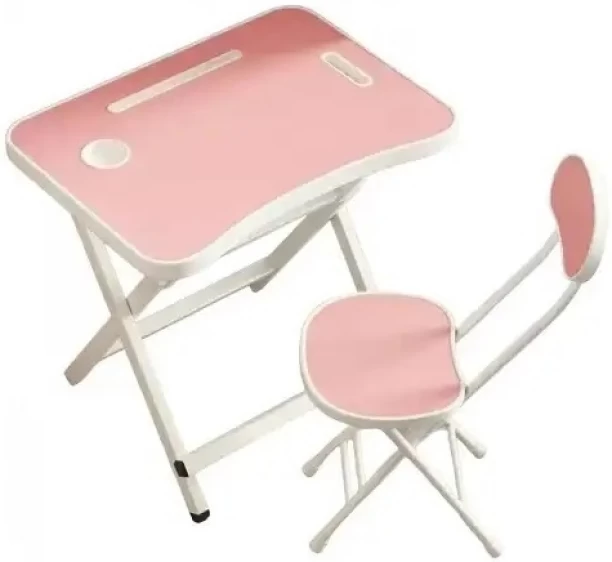 Transfigure TB003 Study Table – Pink, Chair Included