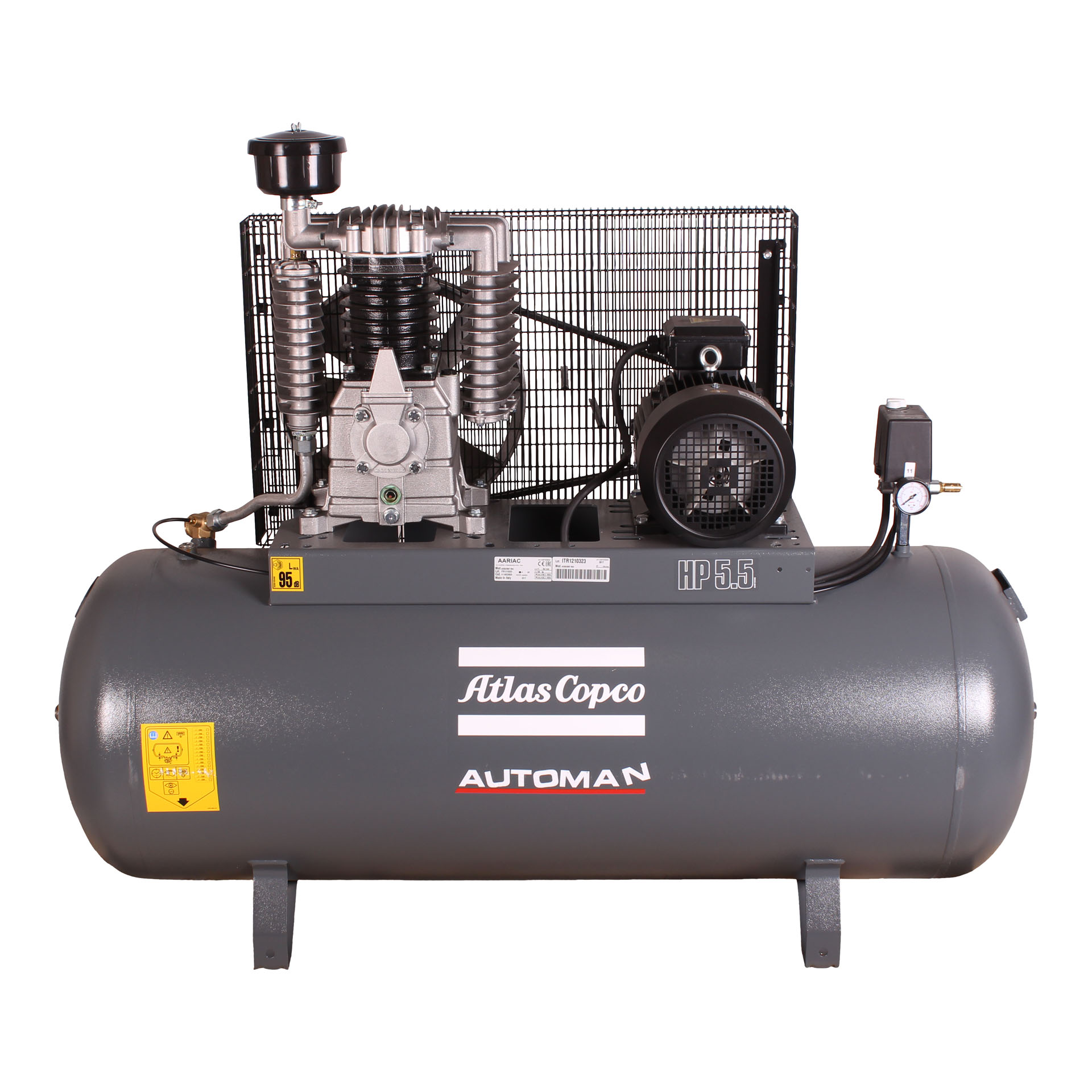 AUTOMAN AC 55 E 270L 4 KW (5.5 HP) 380 V Stationary Air Compressor - Image 2