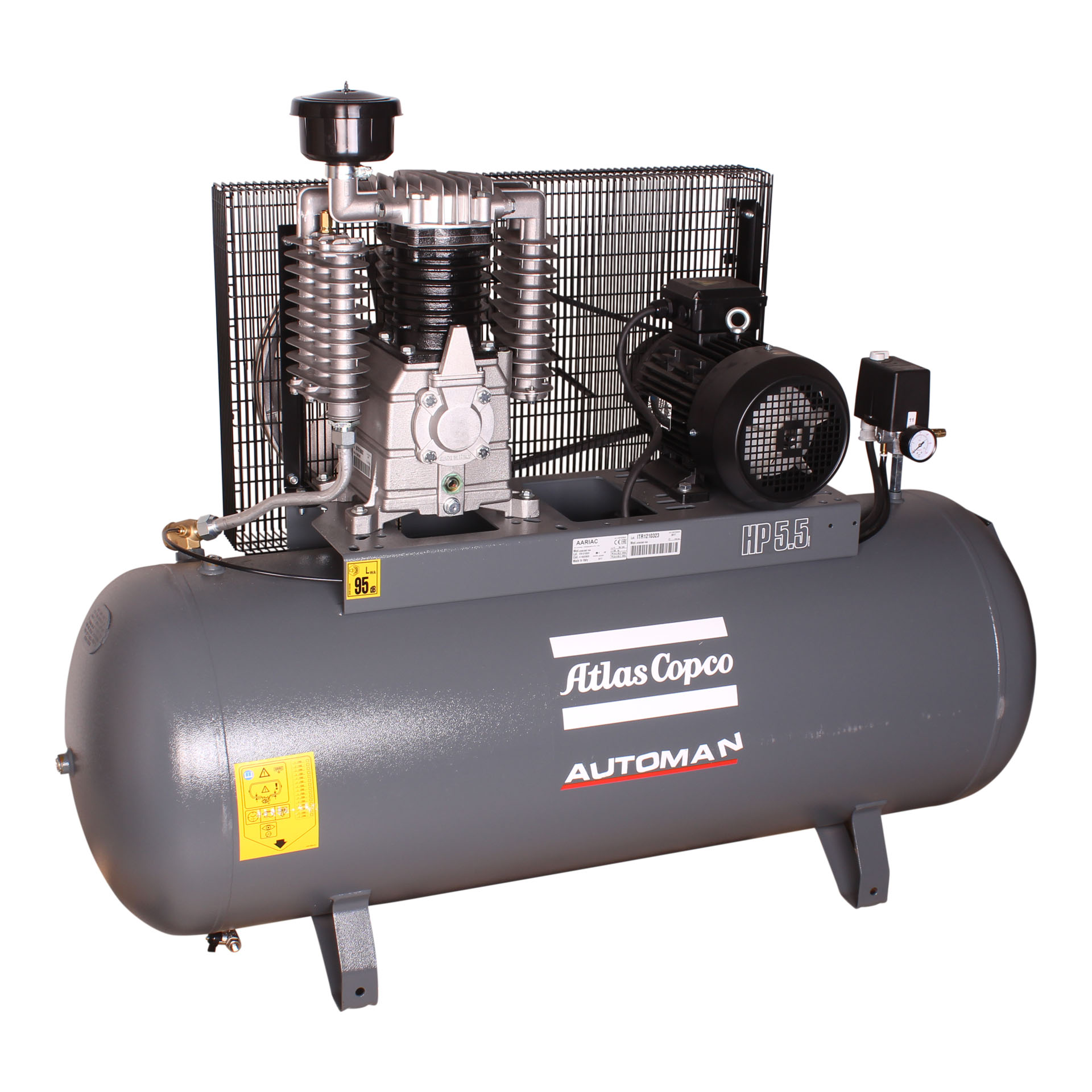 AUTOMAN AC 55 E 270L 4 KW (5.5 HP) 380 V Stationary Air Compressor - Image 3
