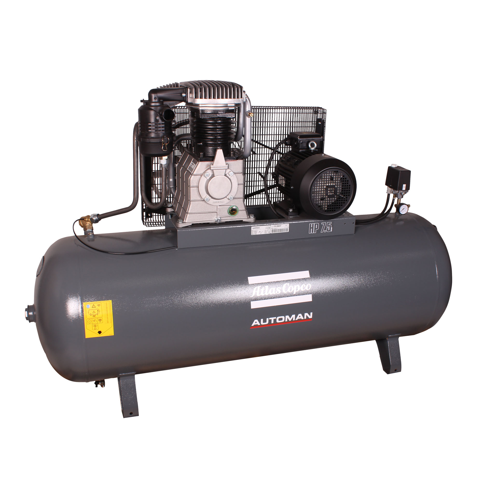 AUTOMAN AC 75 E 500L Stationary Air Compressor 5.5 KW (7.5 HP) 380 V - Image 3