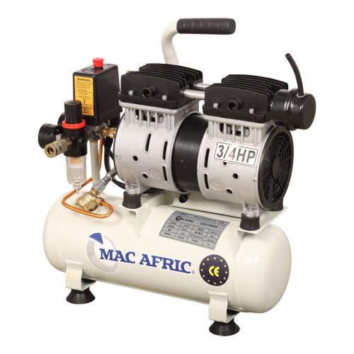 MAC AFRIC 6 Litre 0.55 KW (3/4 HP) 230 V Oil Free Air Compressor