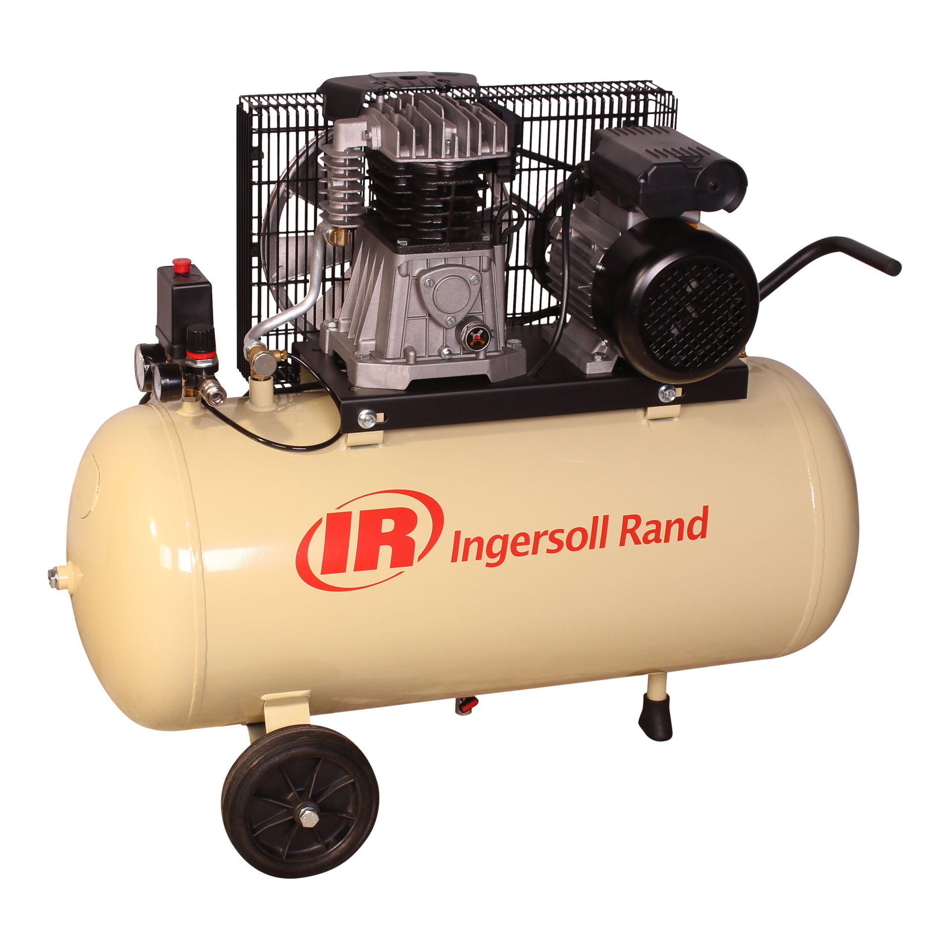 INGERSOLL RAND 100L 1.5 KW (2 HP) 230 V Belt Driven Air Compressor - Image 3