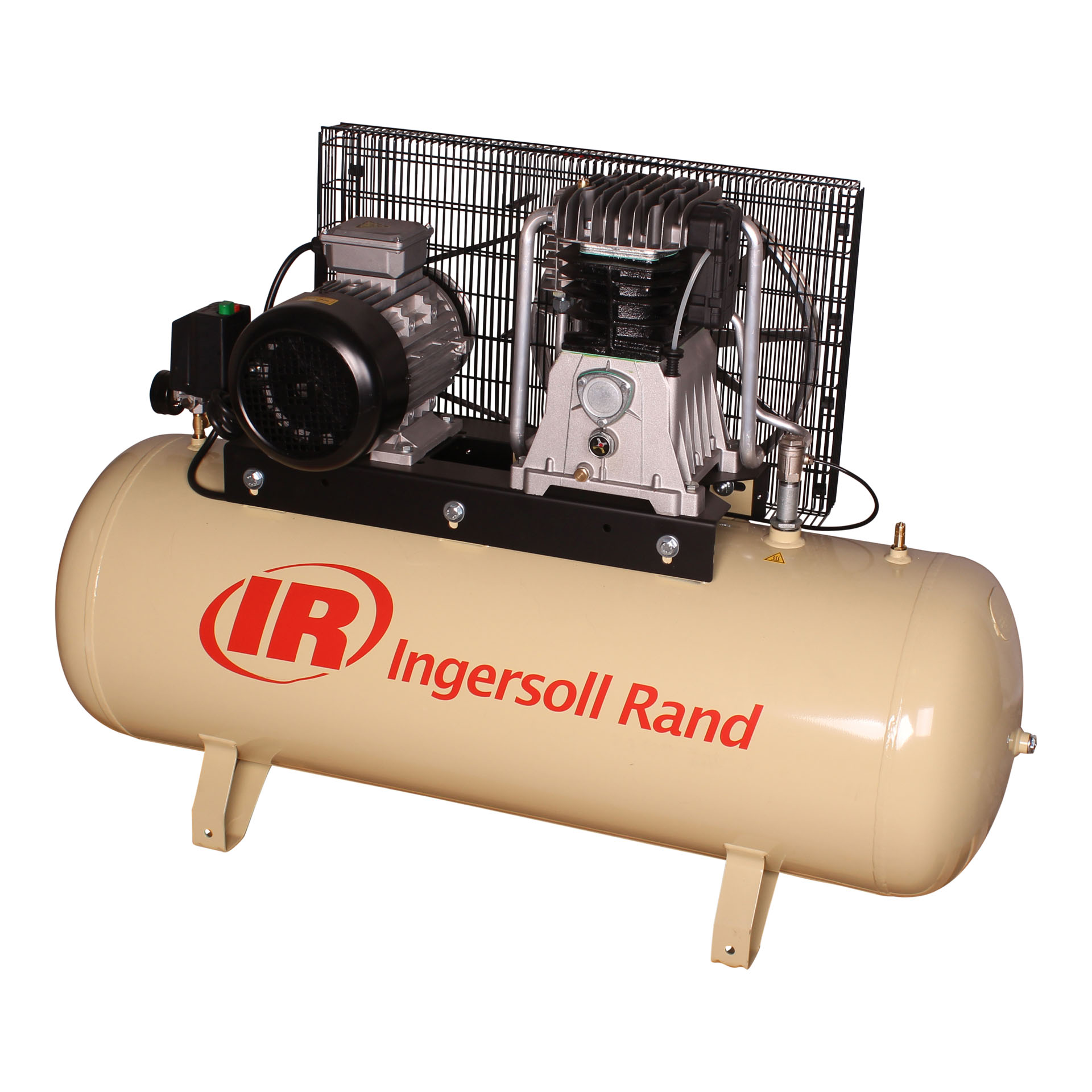 INGERSOLL RAND 200L 4 KW (5.5 HP) 380 V Belt Driven Fixed Receiver Air Compressor - Image 3