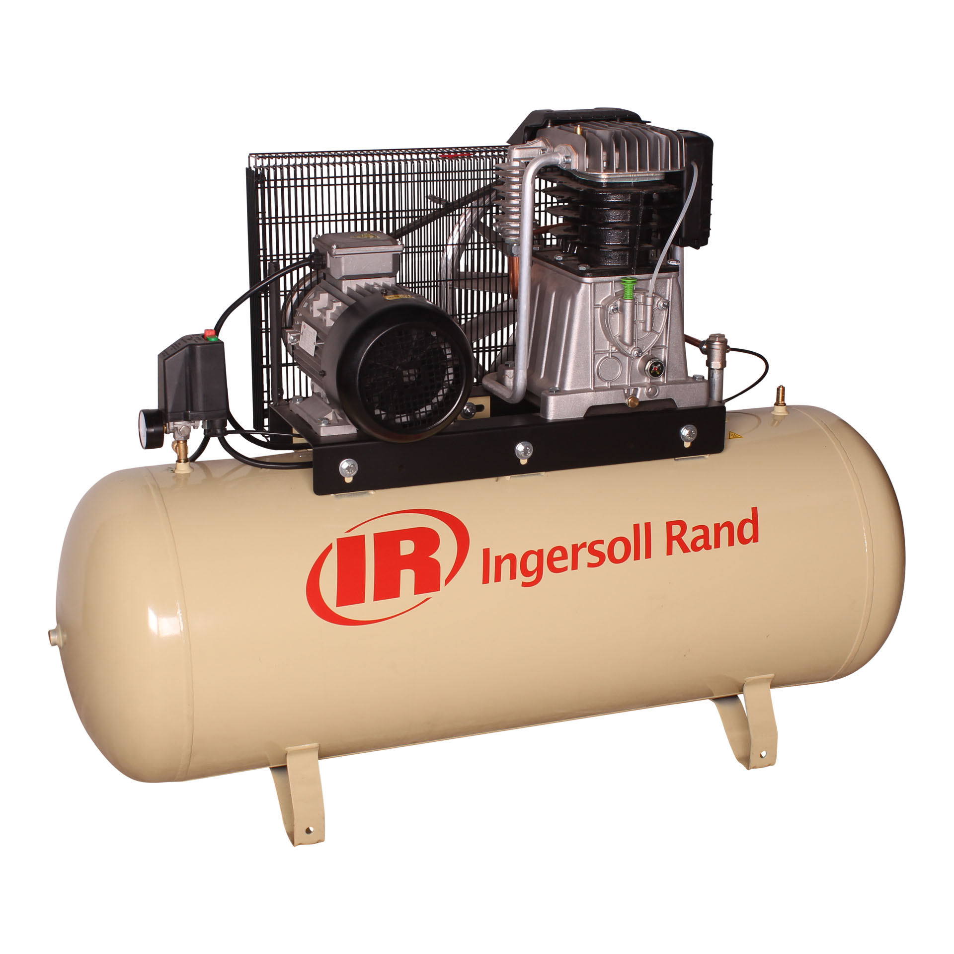 INGERSOLL RAND 270L 5.5 KW (7.5 HP) 380 V Belt Driven Fixed Receiver Air Compressor - Image 2