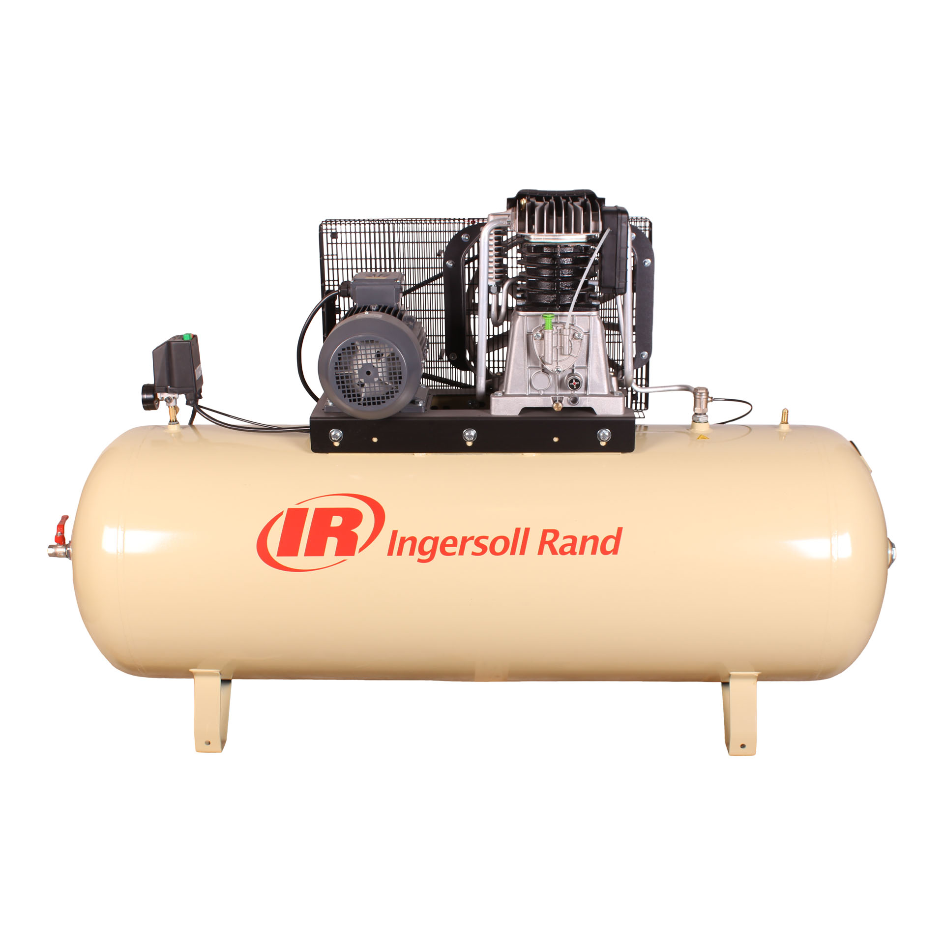 INGERSOLL RAND 500L 7.5 KW (10 HP) 380 V Belt Driven Fixed Receiver Air Compressor - Image 2