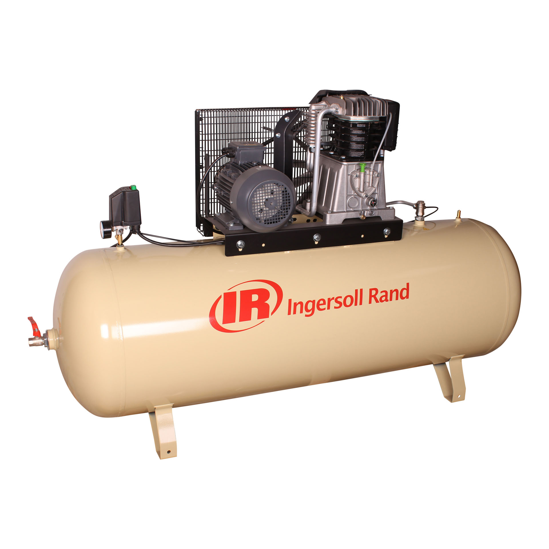INGERSOLL RAND 500L 7.5 KW (10 HP) 380 V Belt Driven Fixed Receiver Air Compressor - Image 3