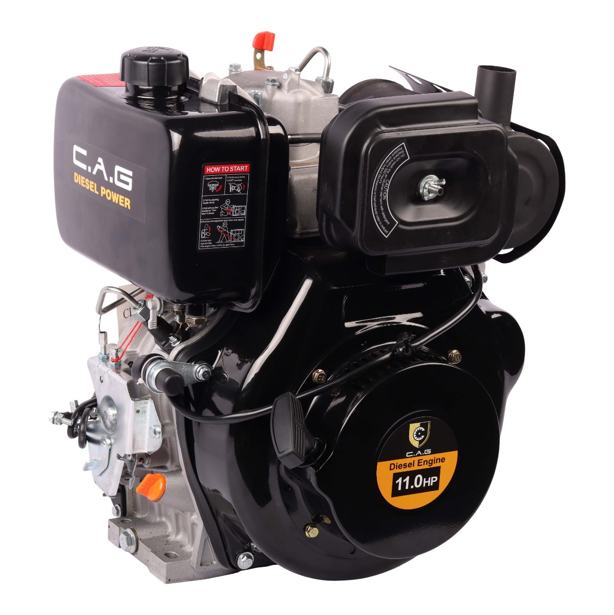 11HP 188FB Diesel Engine for COMPRE706 - Image 2