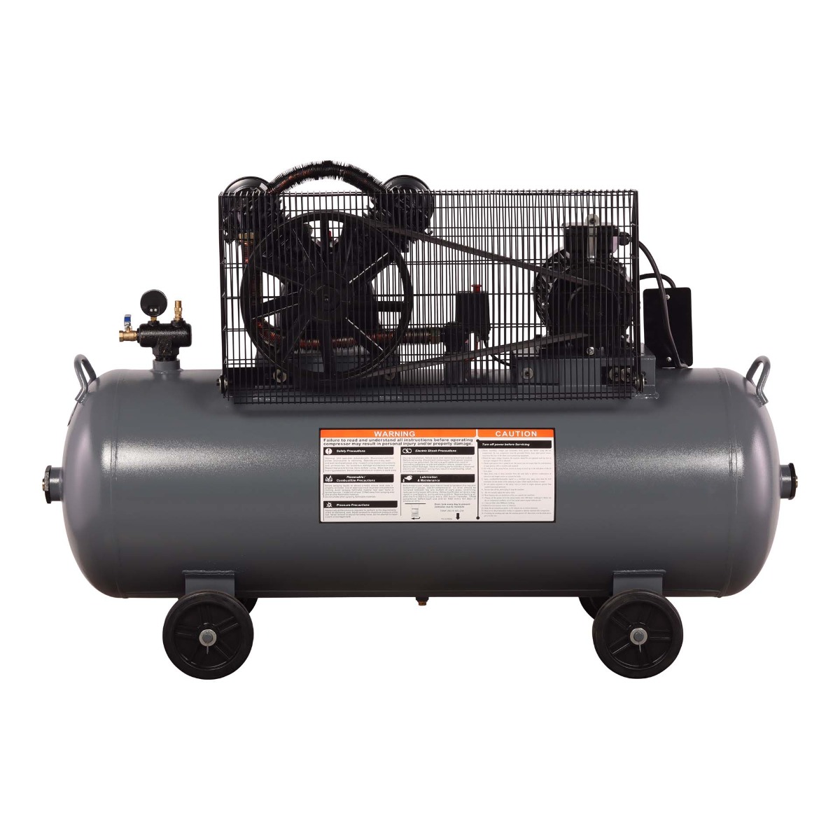 MAC AFRIC 300 Litre 3.6 kW (5 HP) 380V Belt Driven Compressor - Image 3