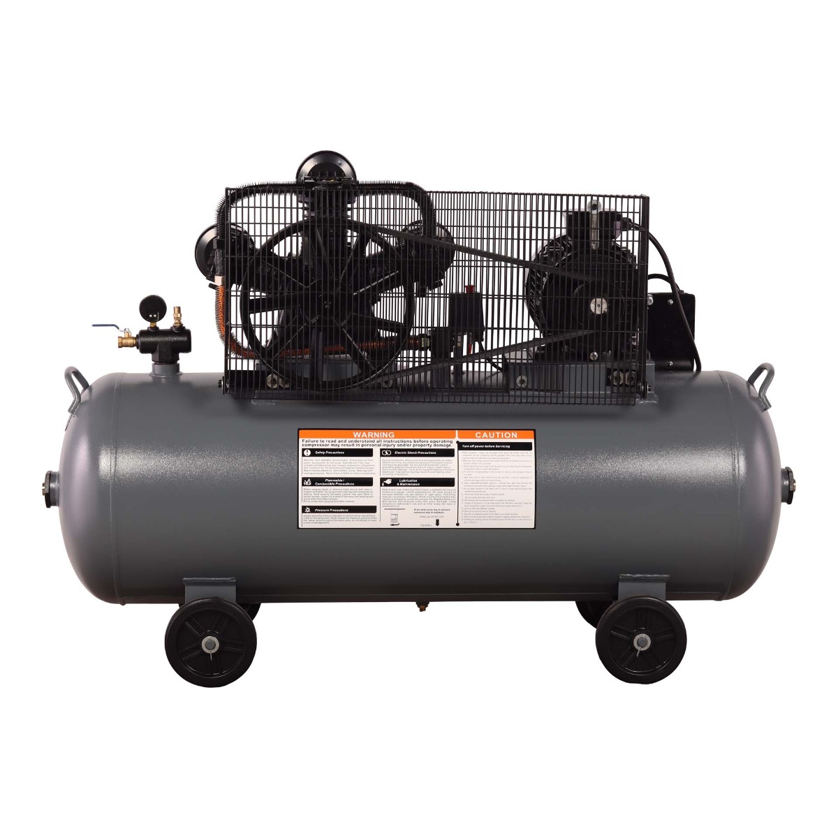 MAC AFRIC 300 Litre 5.5 KW (7.5 HP) 380 V Belt Driven "V-Type" Compressor - Image 4