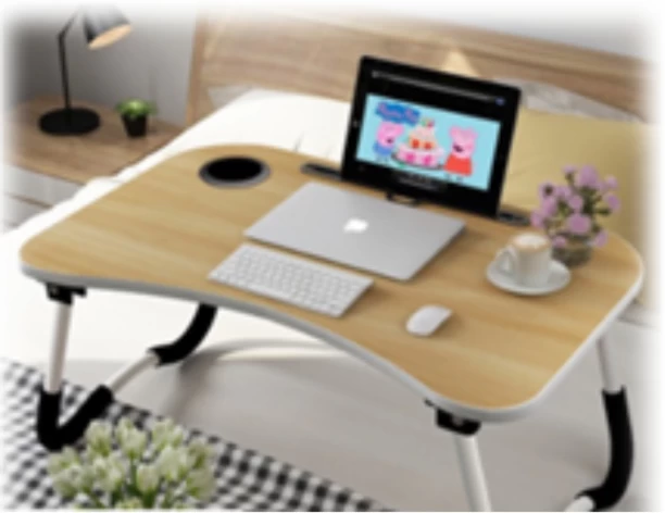 Generic Portable Bed Folding Table Study Table – Black - Image 3