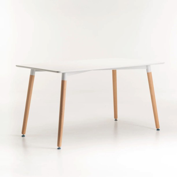 VIVIDITTO DF03005 Benzie Dining 4 Seater Multipurpose Table – white - Image 2