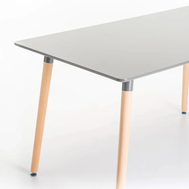 VIVIDITTO DF03005 Benzie Dining 4 Seater Multipurpose Table – GREY - Image 2