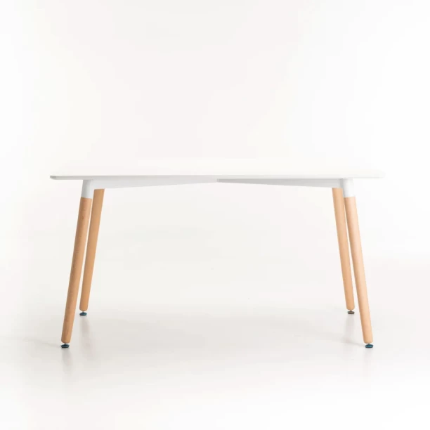 VIVIDITTO DF03005 Benzie Dining 4 Seater Multipurpose Table – white