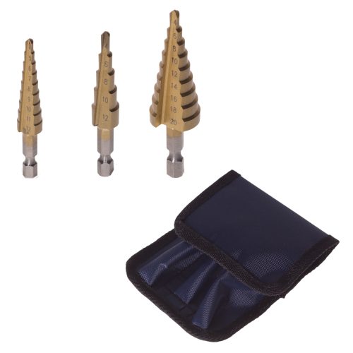 MAC AFRIC 3 PCS Step Drill Set