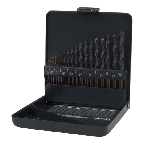 ALPEN 19-Piece Sprint Master HSS Drill Bit Set (1-10mm)