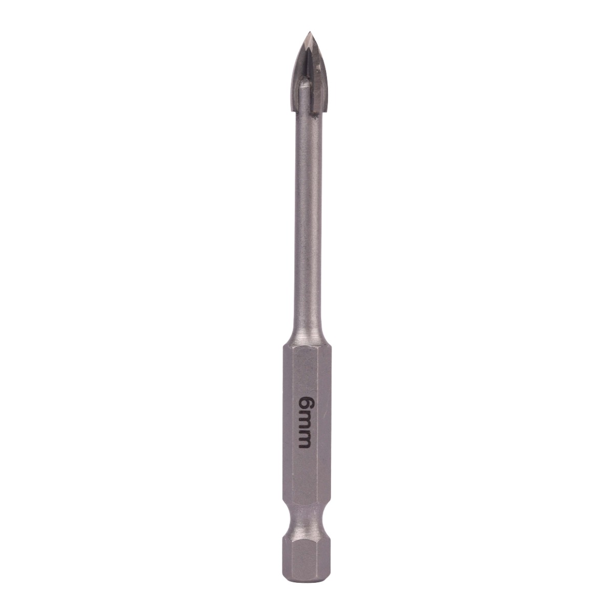 Glass & Tile Drill 6mm 4 Flute with Hex Shank - Image 2