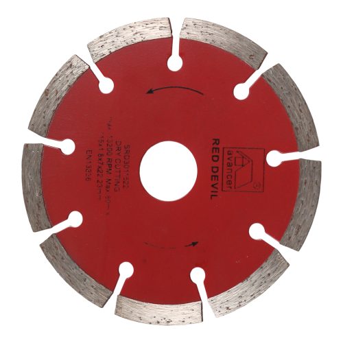 AVANCER 115mm Red Devil Segmented Diamond Blade