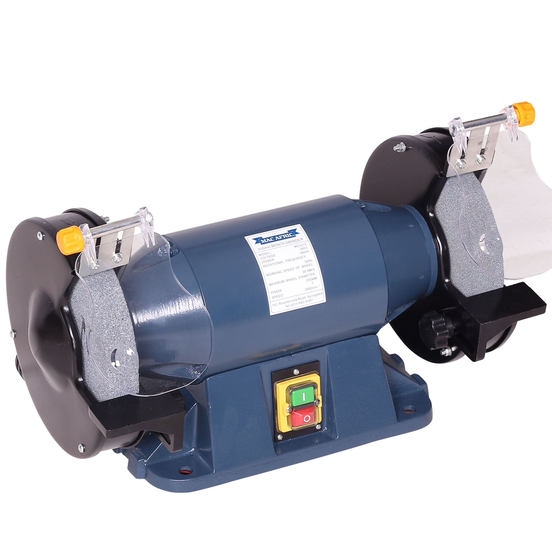 MAC AFRIC 200 MM Heavy Duty Industrial Bench Grinder