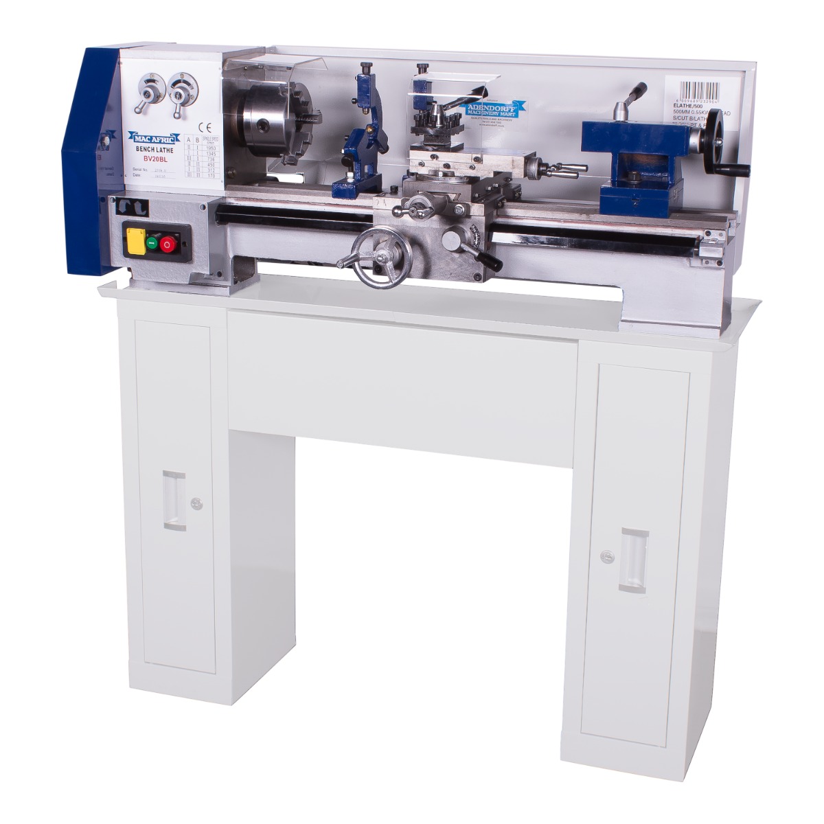 MAC AFRIC 500 MM Geared Head Metal Screw cutting Bench Lathe - Image 2