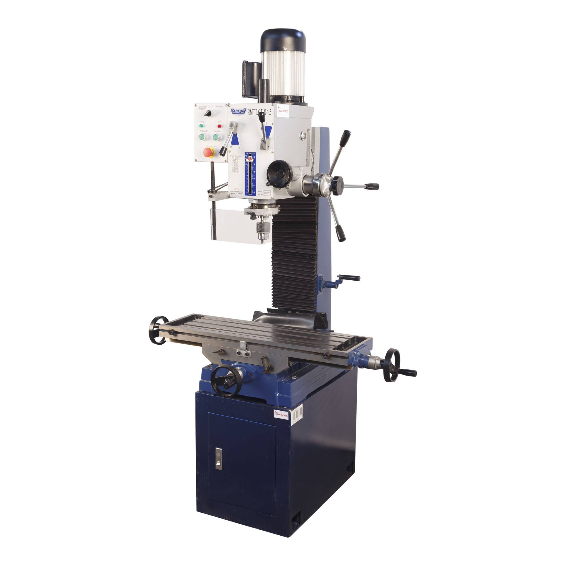 MAC AFRIC 45 MM Geared Head Milling Machine (Square Column) - Image 2