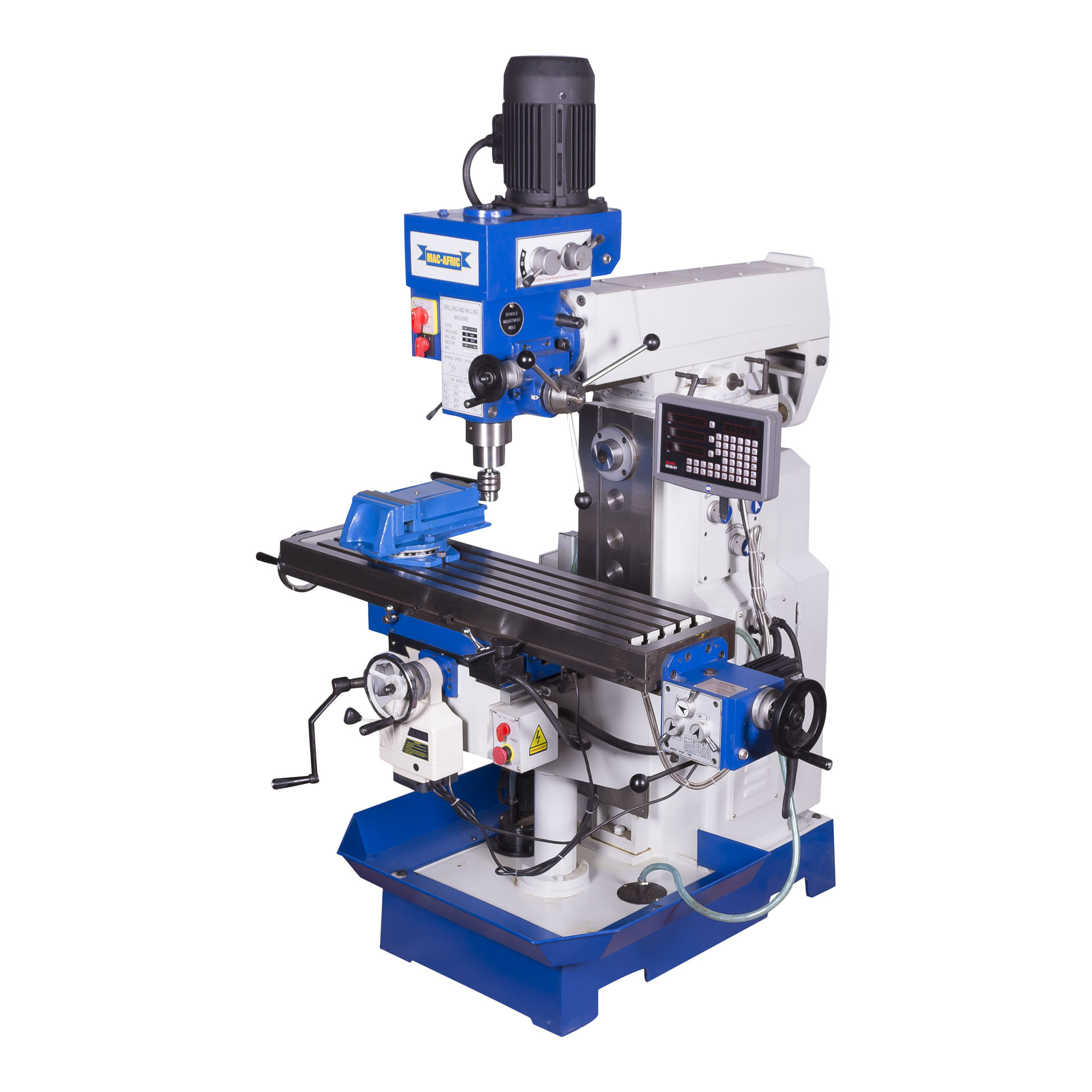 MAC AFRIC Dual Motor Geared Head Milling Machine - Image 2