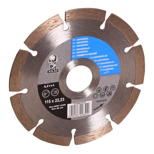 ATLAS Universal (115 x 22.23 MM) Diamond Blade