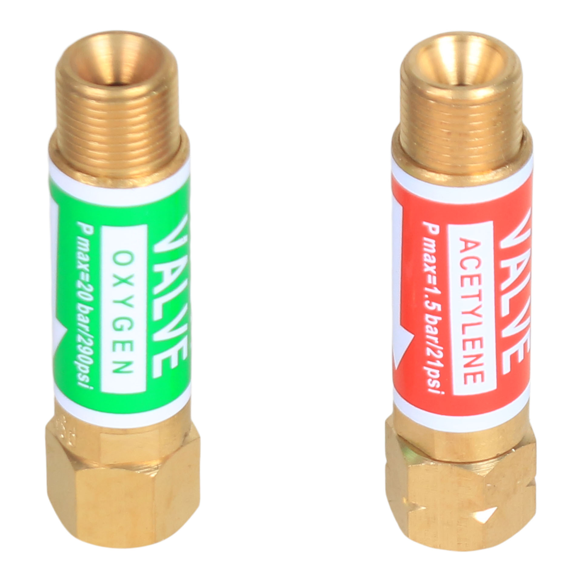 MAC AFRIC FLASH BACK ARRESTOR SET 3/8 THREAD (TORCH MOUNTED)