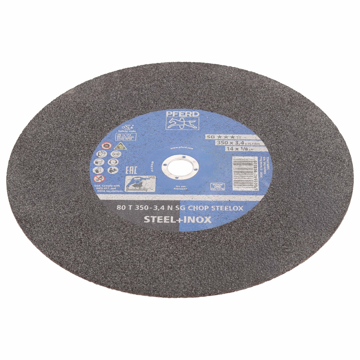 PFERD SG Steelox Cut-Off Wheel 350 x 3.4 x 25.4mm