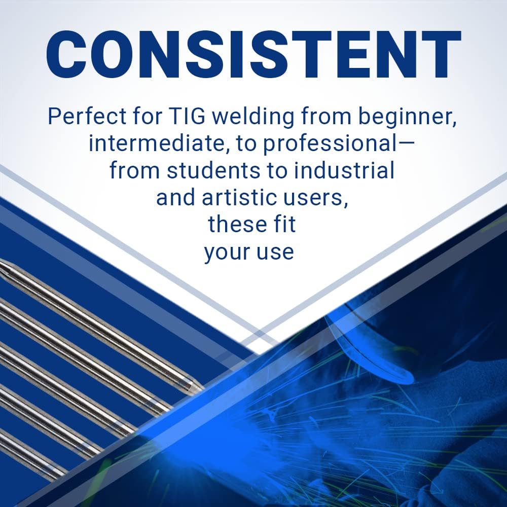 MAC AFRIC RED TIG Welding Tungsten Electrodes 2% Thoriated 2.4 MM (10 Pack) - Image 4