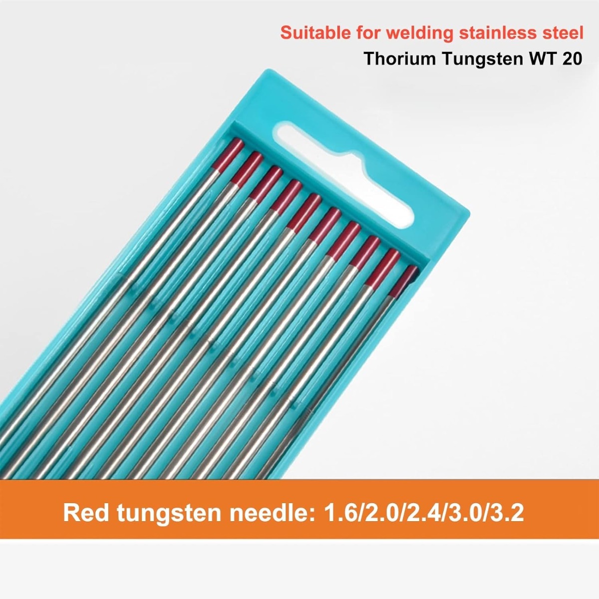 MAC AFRIC RED TIG Welding Tungsten Electrodes 2% Thoriated 2.4 MM (10 Pack) - Image 7