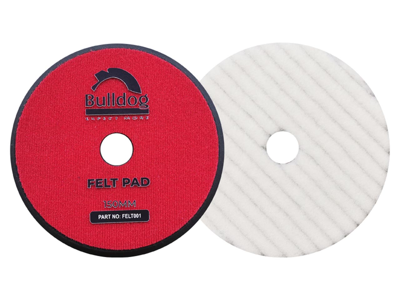 BULLDOG AUTO Felt Pad, 150mm Grip
