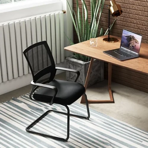 GEE 8610G Office Adjustable Arm Chair – BLACK