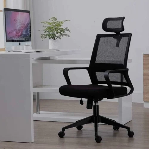 TREE 8610-T Office Adjustable Arm Chair β BLACK