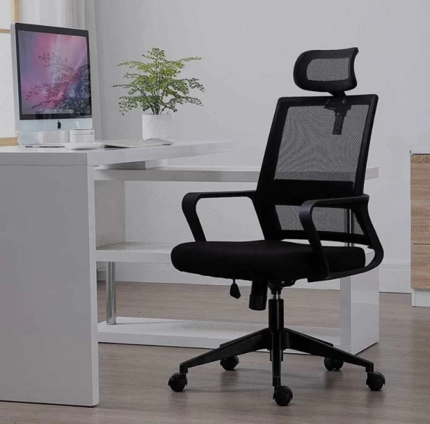 TREE 8610-T Office Adjustable Arm Chair – BLACK