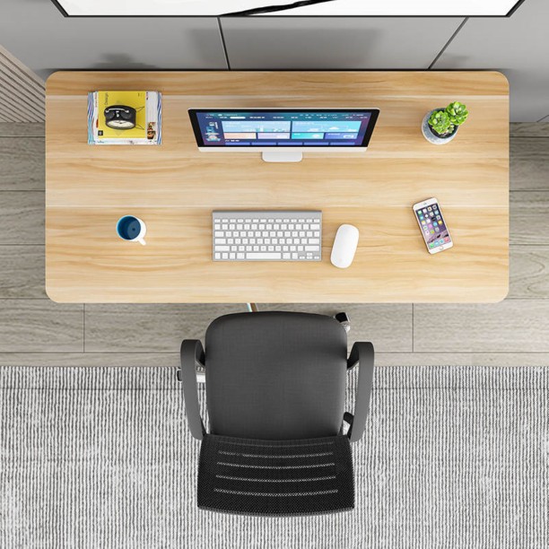 Creative Deco HOME-DESK Study Table – Brown - Image 5