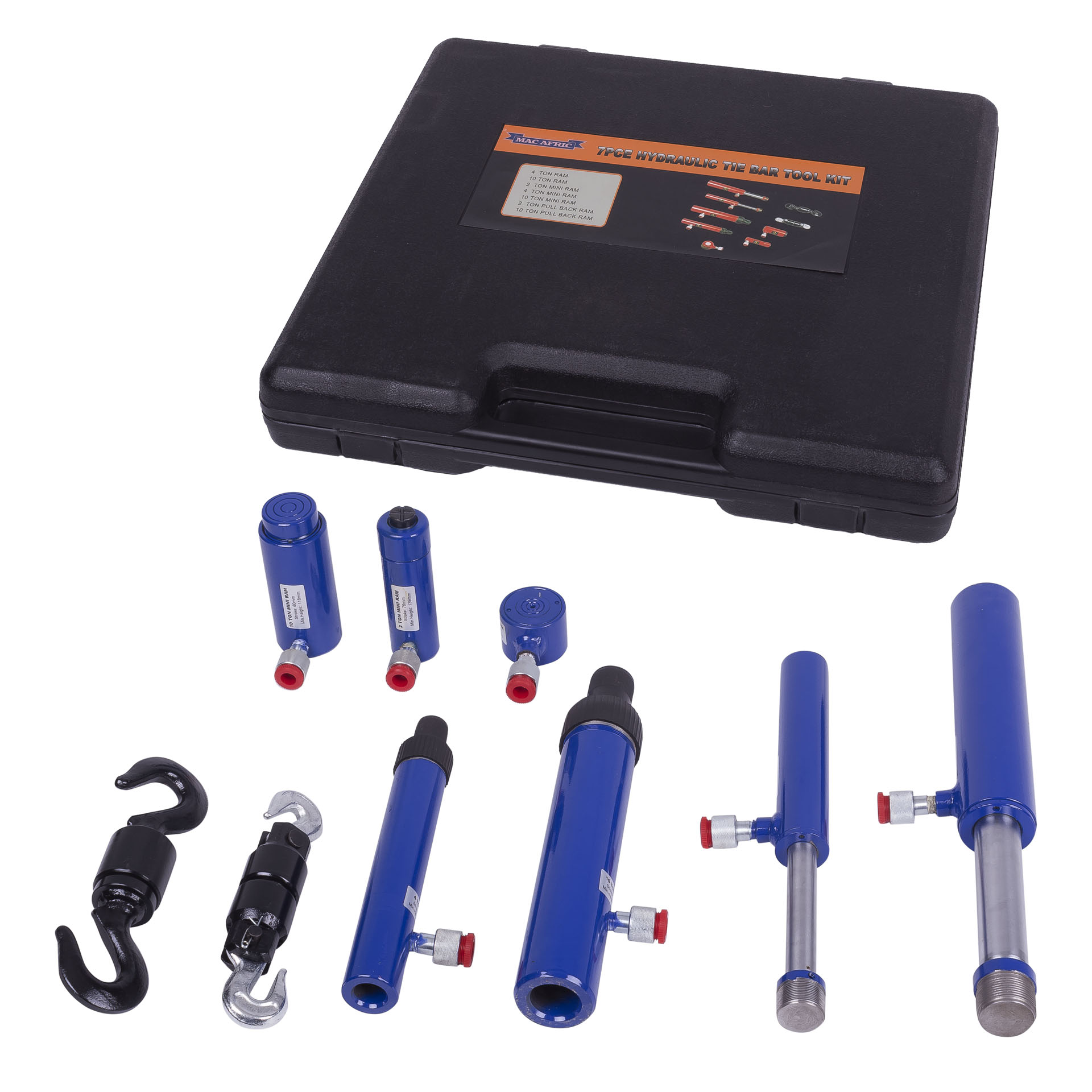 MAC AFRIC 7 pce Hydraulic Tie Bar Tool Kit - Image 2