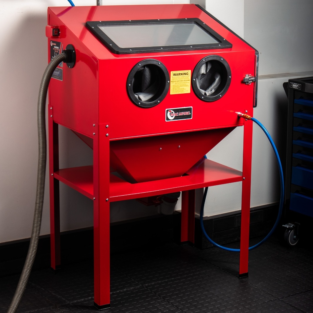 MAC AFRIC 220 Litre Sand Blast Cabinet on Stand - Image 3
