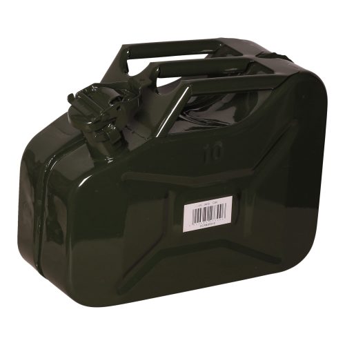 MAC AFRIC 10 litre Green Metal Jerry Can 0.8 mm