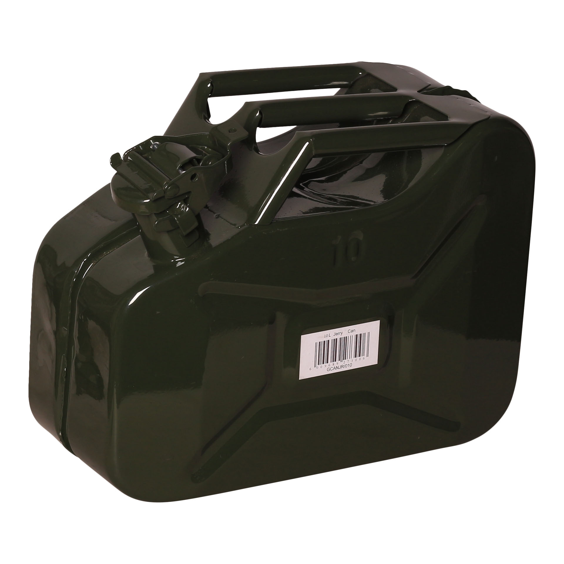 MAC AFRIC 10 litre Green Metal Jerry Can 0.8 mm